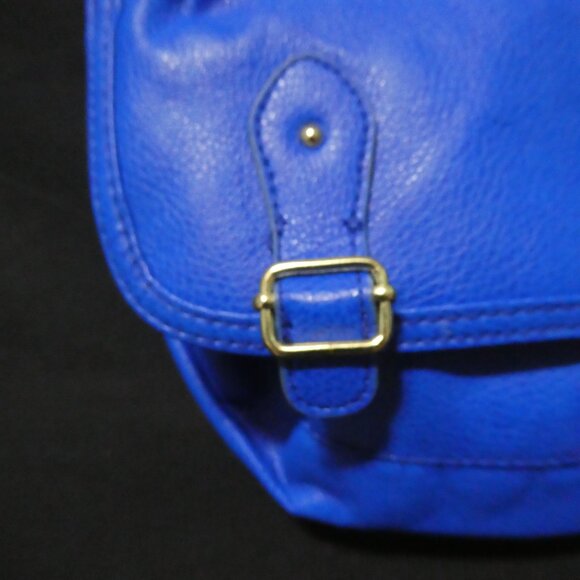 H&M | Blue Faux Leather | Shoulder Bag - Picture 7 of 11